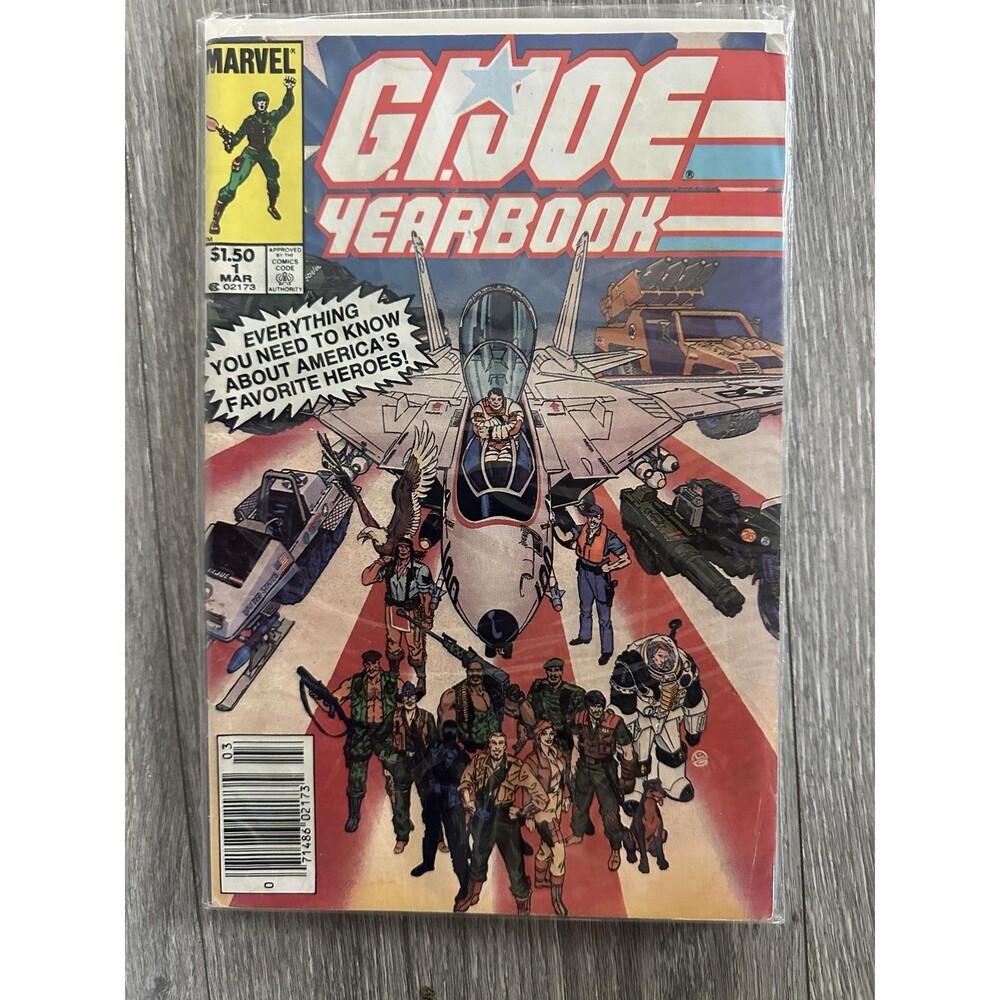 Marvel GI Joe Yearbook #1 Single Issue Comic Copper Age Color US Comics Vintage